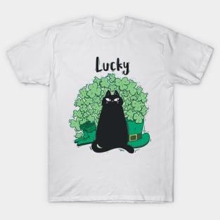 st patricks day cat T-Shirt